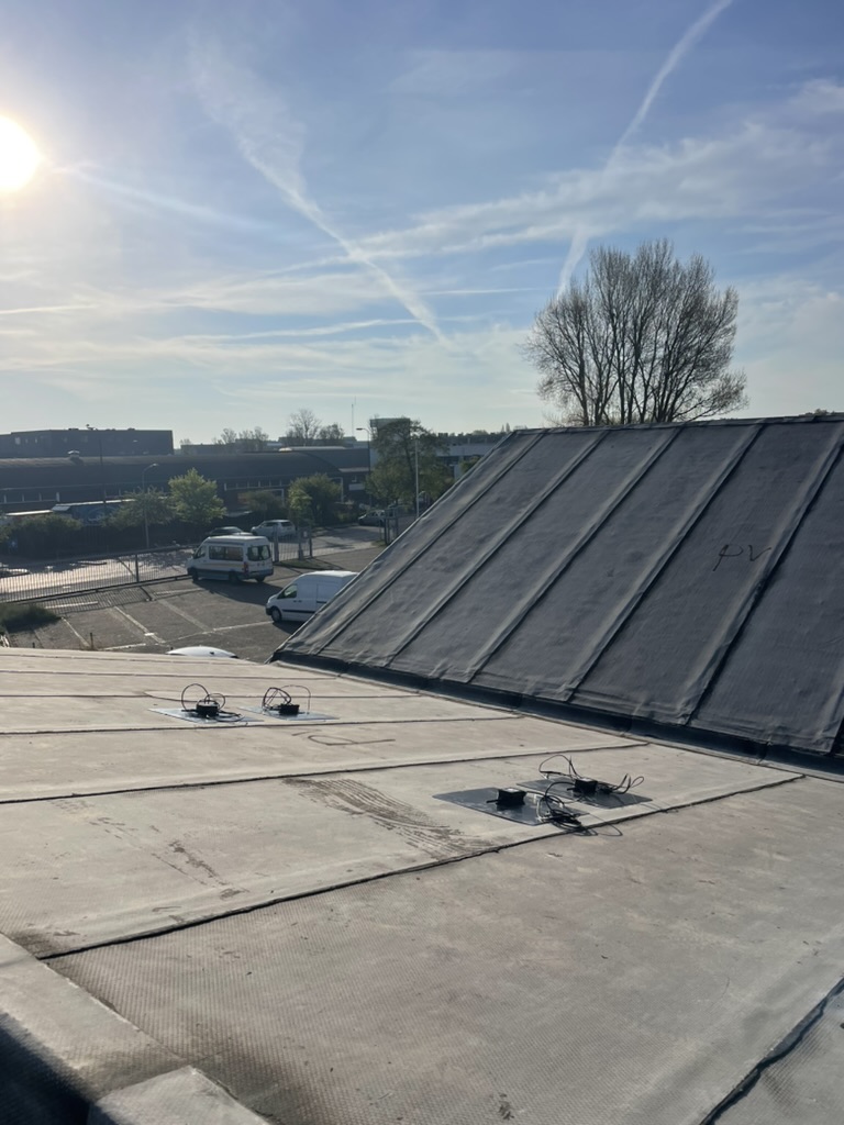 Overzicht van de meetopstellingen op locatie.